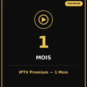 abonnement iptv premium 1 mois
