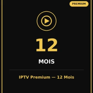abonnement iptv premium 12 mois