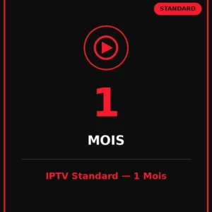abonnement iptv standard 1 mois