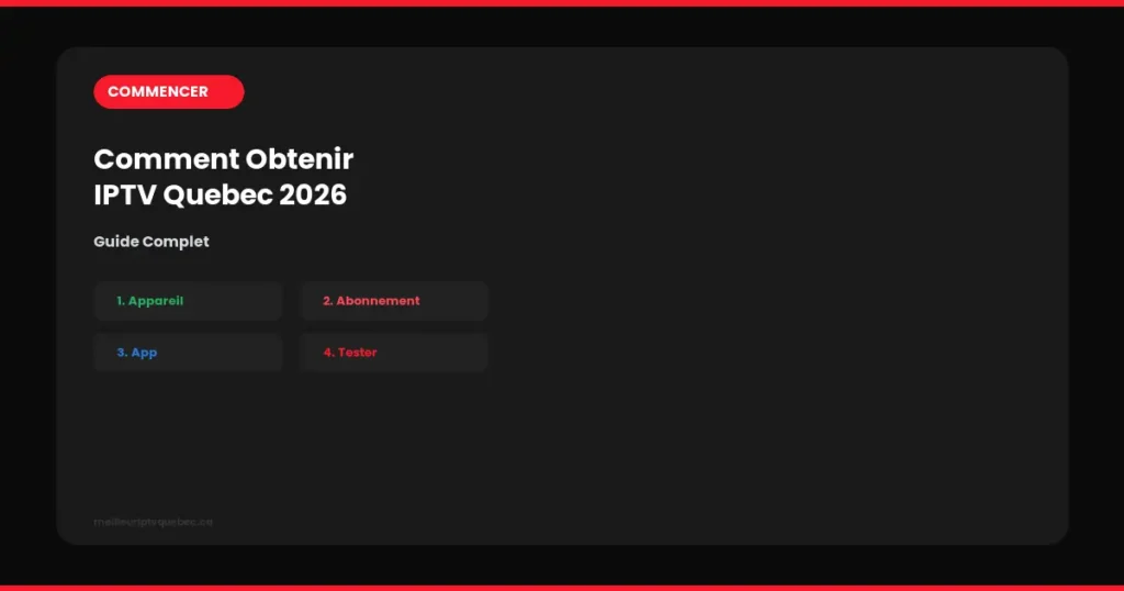 Comment Obtenir IPTV Québec 2026
